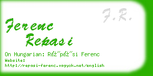 ferenc repasi business card